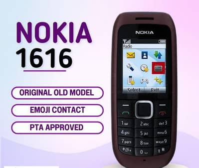Nokia 1616 Original PTA Approved Box Pack