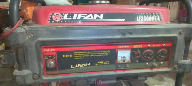 generator for sale 3500 watt and 2 kva condition 10/9