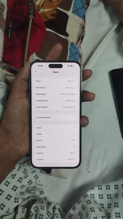 iphone 14 pro max 128 gb jv 10/10