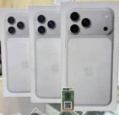 iphone 17 pro max pta approved physical+E sim. non active