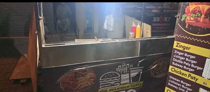 fast food counter
