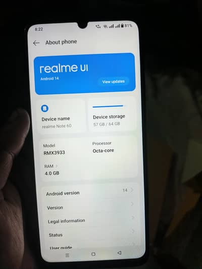 realme note 60