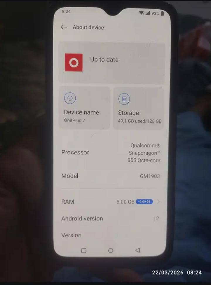 one plus 7 double sim Approved 2