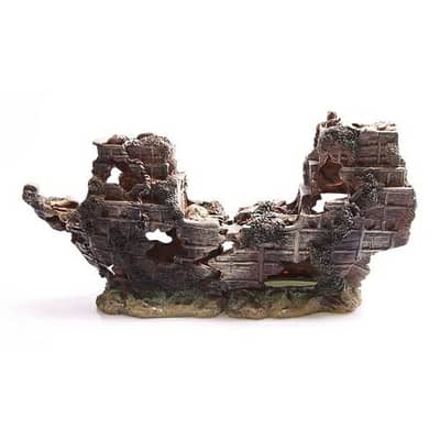 Aqua One Shipwreck 2 Piece Large for fish tank
