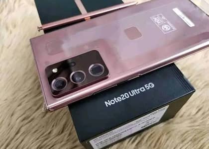 Note 20 ultra official approved 12/256 complete box no dot shed line