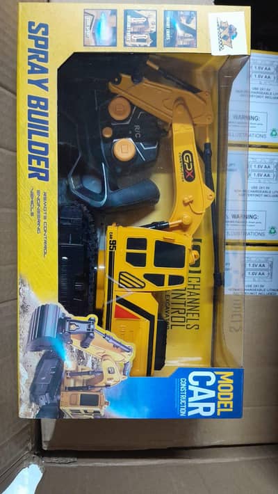 Remote Control Excavator Toy Kids Construction Vehicle RC Truck