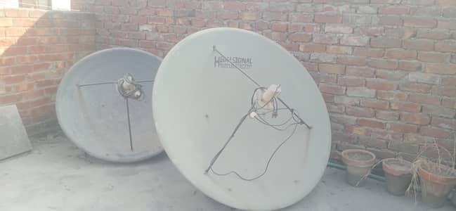 dish 3, 4' fut compete sath receiver