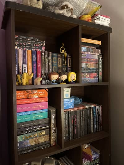 Wooden book shelf (Formica)
