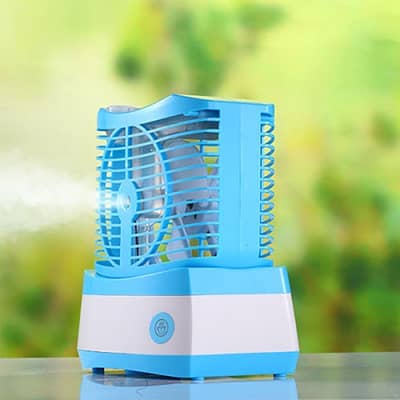 Rechargeable AirCooler humidifier Energy Saving Powerful mist spurting