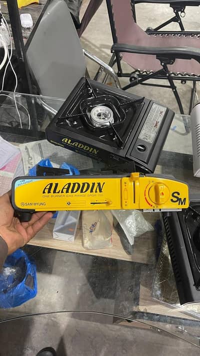 Aladdin Portable Butane Can Stove Camping and BBQ stove