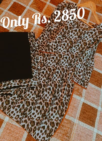 Medium Size Leopard Print Suit For Sale