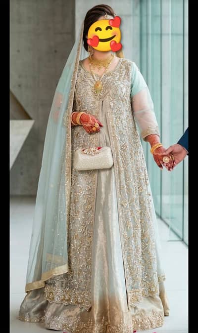Beautiful walima maxi hand embroided for sale