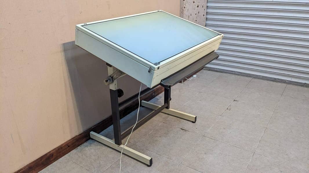 Professional Architect Drafting Table with Light 2