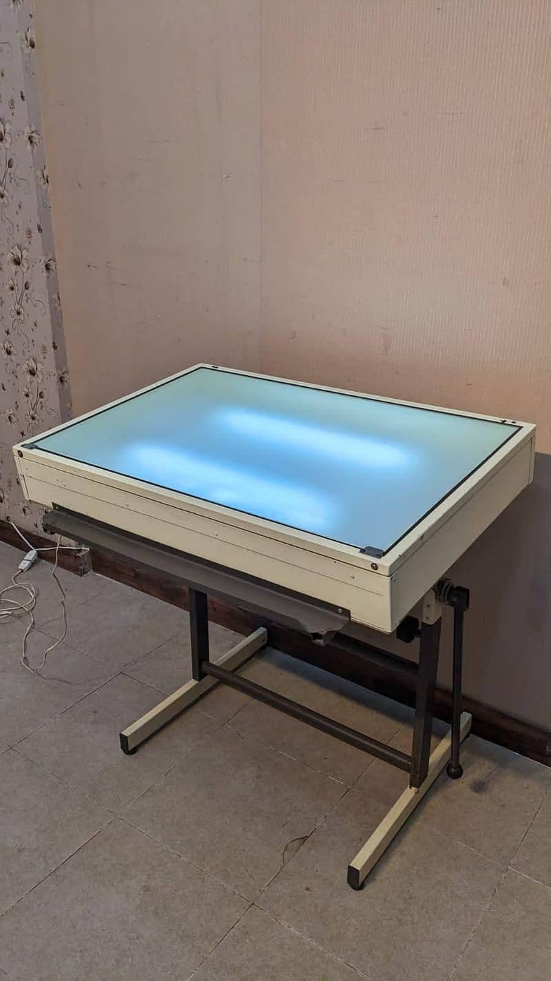 Professional Architect Drafting Table with Light 3