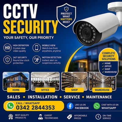 cctv sale & service all camerasv