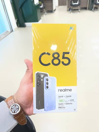 Realme C85 with box