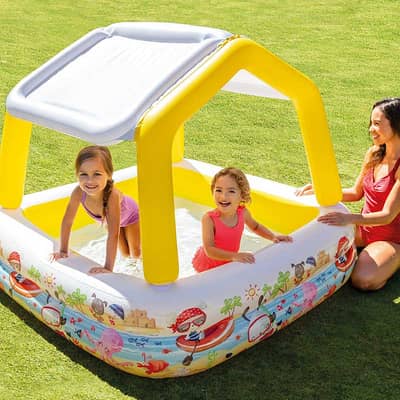 INTEX Sun Shade Baby Pool ( 62" L x 62" W x 48" H ) 03020062817