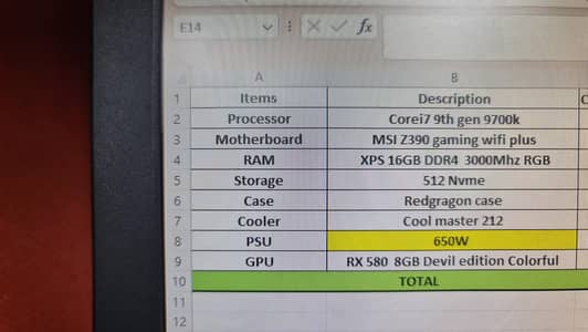 selling mg gaming pc