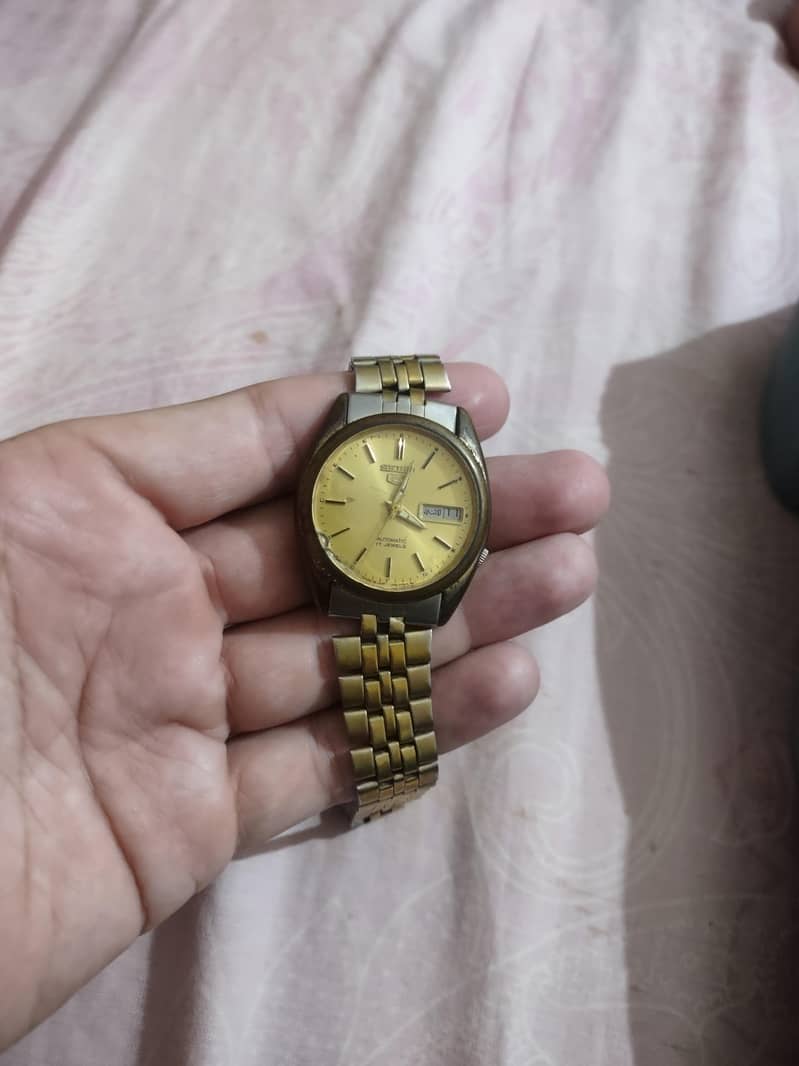 Seiko 5 automatic watch 1