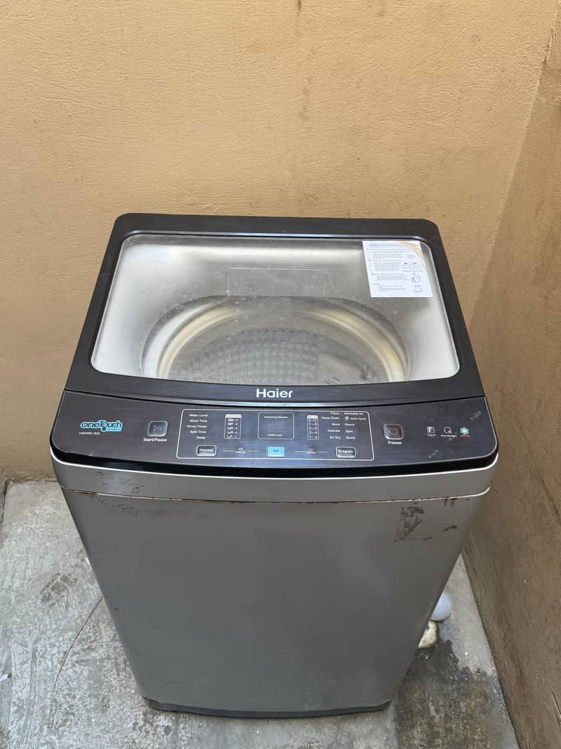Haier fully automatic washing machine 1
