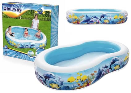 Bestway Pool Inflatable Swimming Pool 8' 7" X 62" X 18") 03020062817