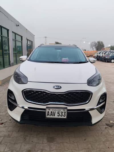 Kia Sportage (AWD)  2020 Model,  White Colour.