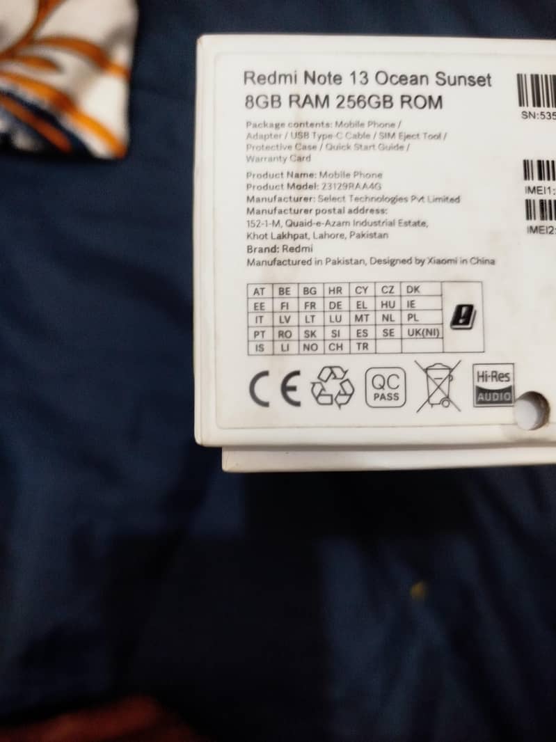 Redmi note 13.8/256 4