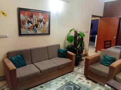 Premium 3+2+1+1 Sofa Set | Excellent Condition | Gulshan-e-Iqbal