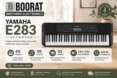 Yamaha PSR-E283 Electric Piano | Grand Piano | Piano | Keyboard