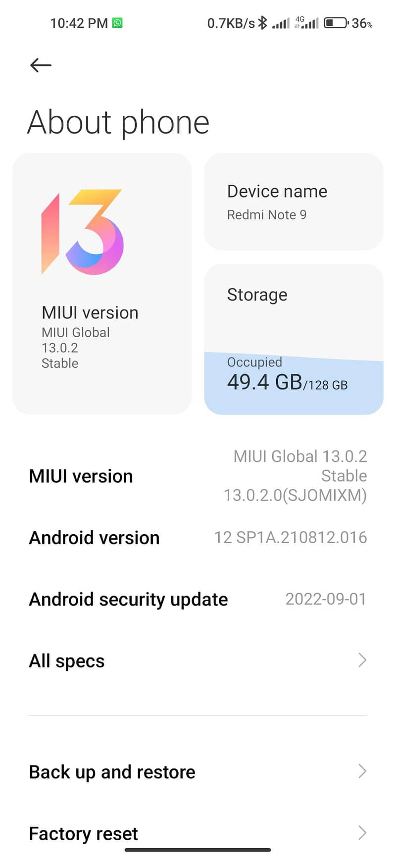 Redmi Note 9 7