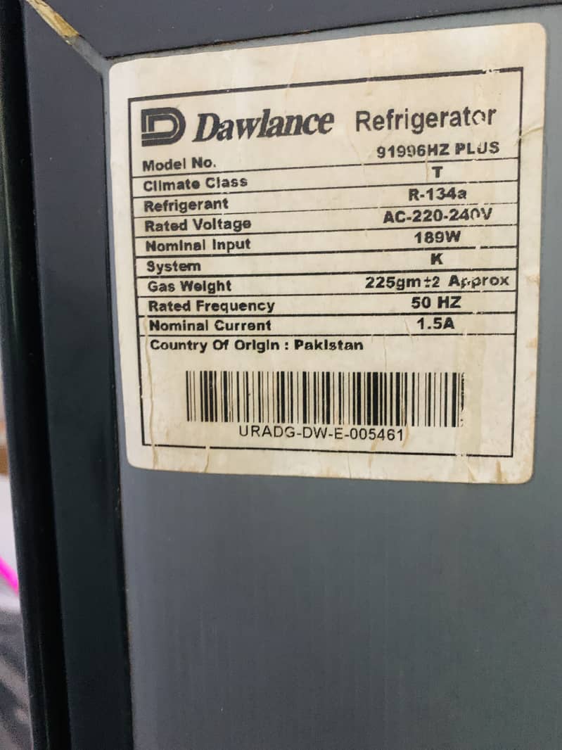 Full size fridge 2