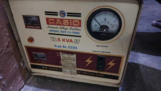 Casio 5kv Stabilizer