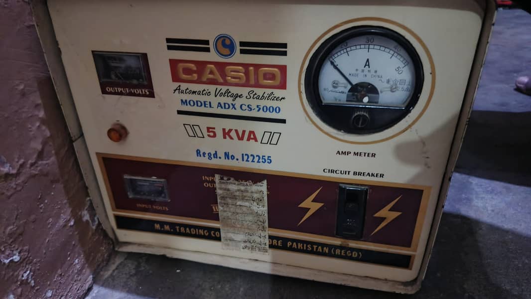 Casio 5kv Stabilizer 1