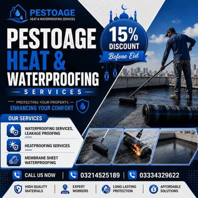 Roof Waterproofing |  Heatproofing |  Bathroom Waterproofing Tank clea