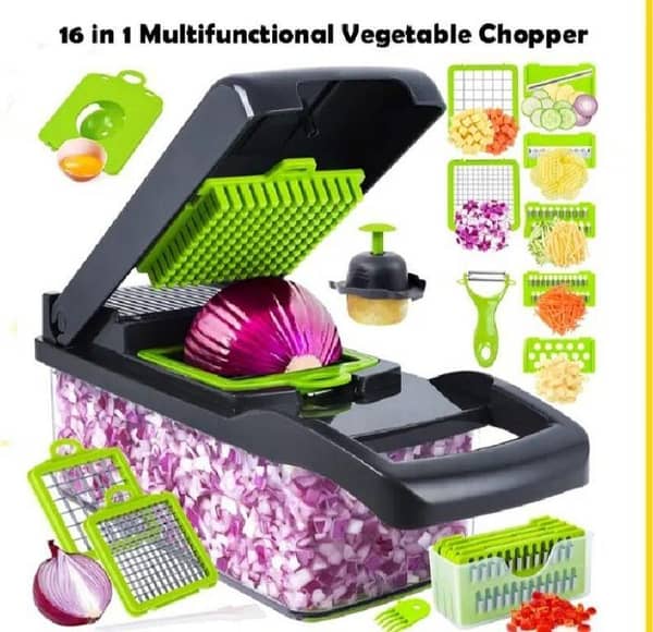 ​Ultimate 12-in-1 Multifunctional Vegetable Chopper, Slicer & Dicer