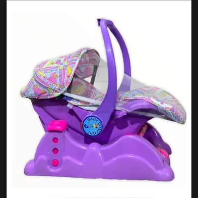 Mama Love 3-in-1 Baby Swing & Carry Cot - Purple (Excellent Condition)