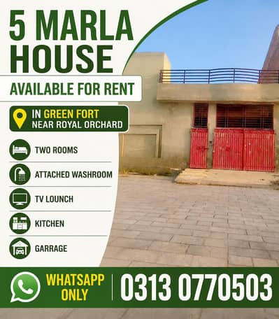 House for Rent Near Royal Orchard-- Green Fort
