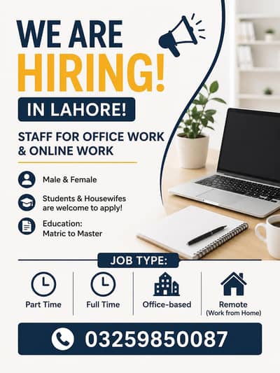 hiring in Lahore