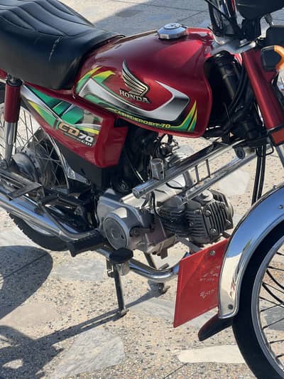 Honda cd70 21 end 22 sticker