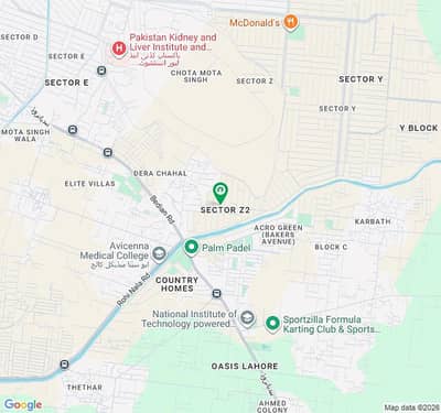 Pair of Kanal Total 2 Kanal Plot No- 1593 And 1594 Block Z2 Top Location of Phase 7 DHA Lahore For Urgent Sale