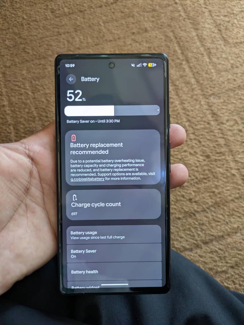Google pixel 6A 6