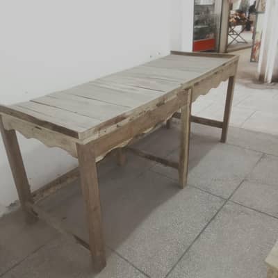 Satall wooden table