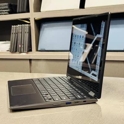 Acer R721T Touch Chromebook 360° 4/32GB Play Store Student Laptop COD.