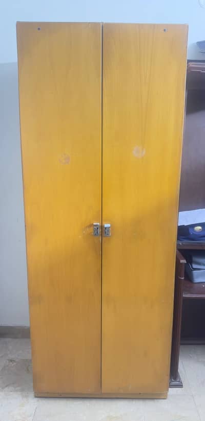 Wooden kids wardrobe