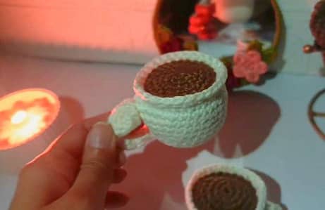Coffee Mug Keychain | Chai Cup Keychain | Handmade Gift