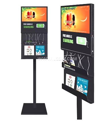 Digital floor Kiosk standee-Interactive advertising led-signage-SMD