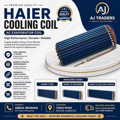 Haier AC Cooling Coil 1 Ton 1.5 Ton 2 Ton Available | Split AC Coil