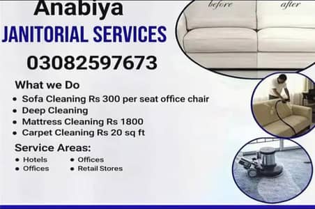 Sofa Cleaning, Carpet Cleaning, Mattres Cleaning in all karachi