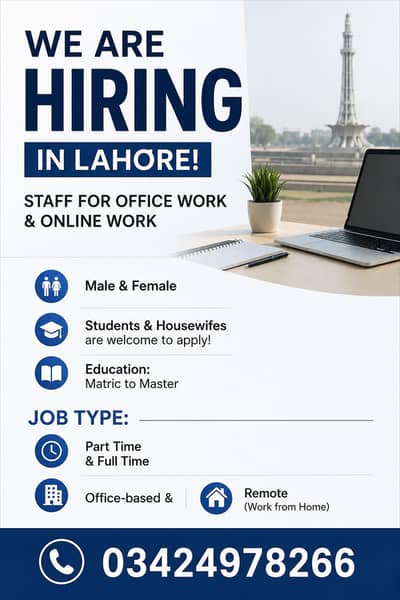 Hiring in Lahore
