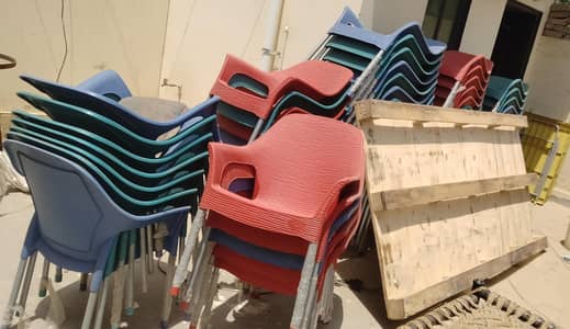 Plastic Chair and tables